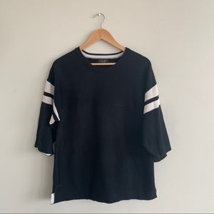 Zara Rugby Sweater -  3/4 Length Sleeve
